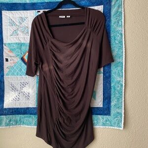 Chico's Brown Ruched Women's Top
